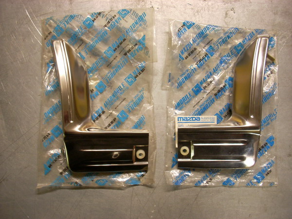 NOS Mazda Rx4 rear rocker panel rear crome moulding R L Price 285